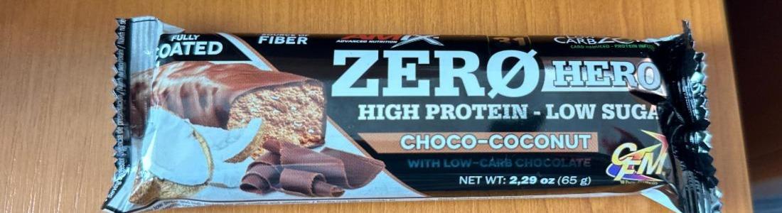 Fotografie - Zero hero high protein choco-coconut Amix Nutrition