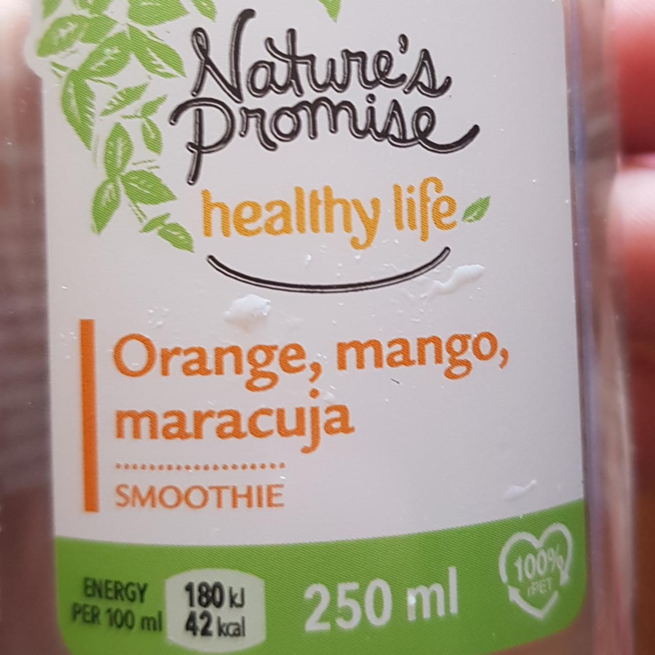 Fotografie - Smoothie orange, mango, maracuja Nature's Promise