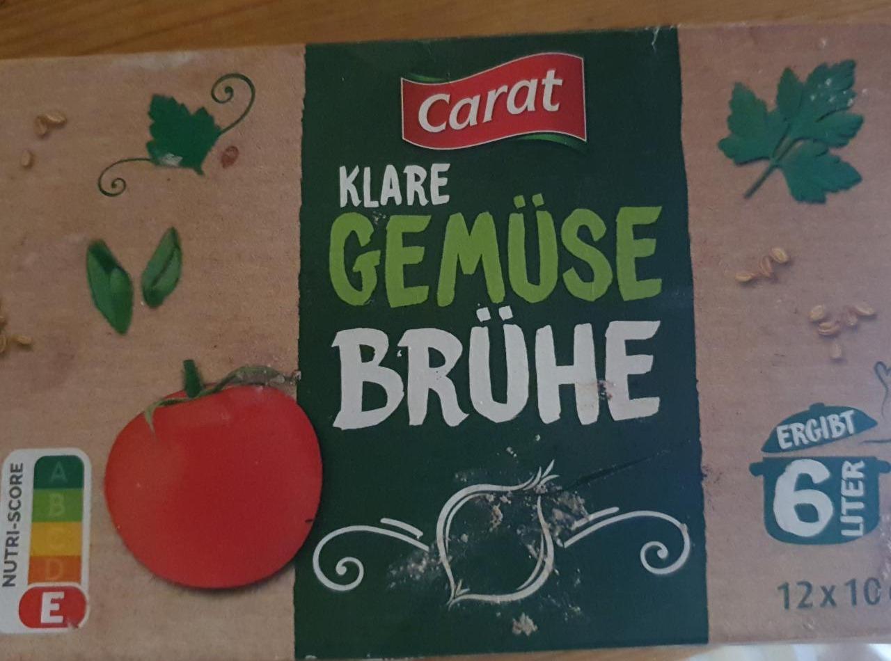 Fotografie - Klare gemüse brühe Carat