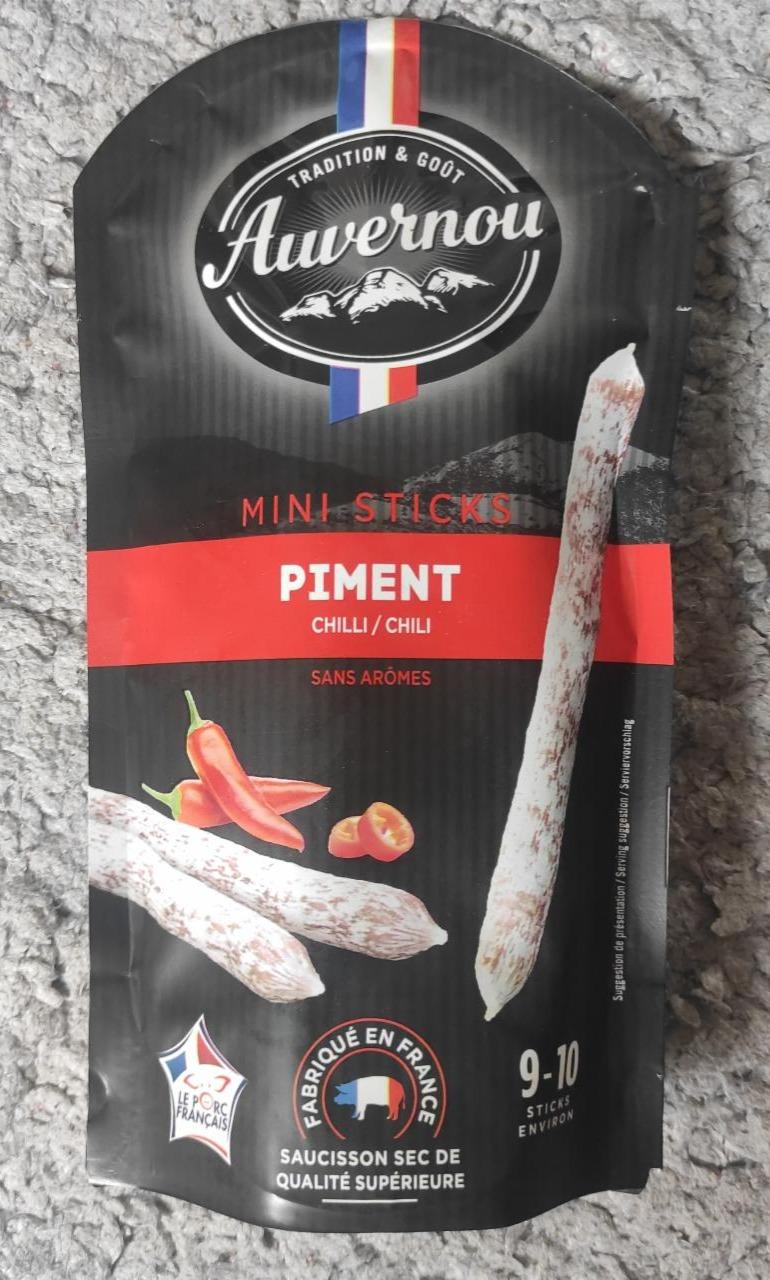 Fotografie - Mini sticks piment chilli Auvernou