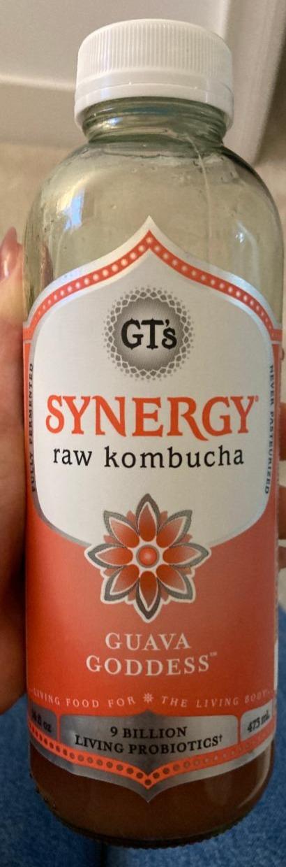 Fotografie - Synergy raw kombucha guava goddess GT's