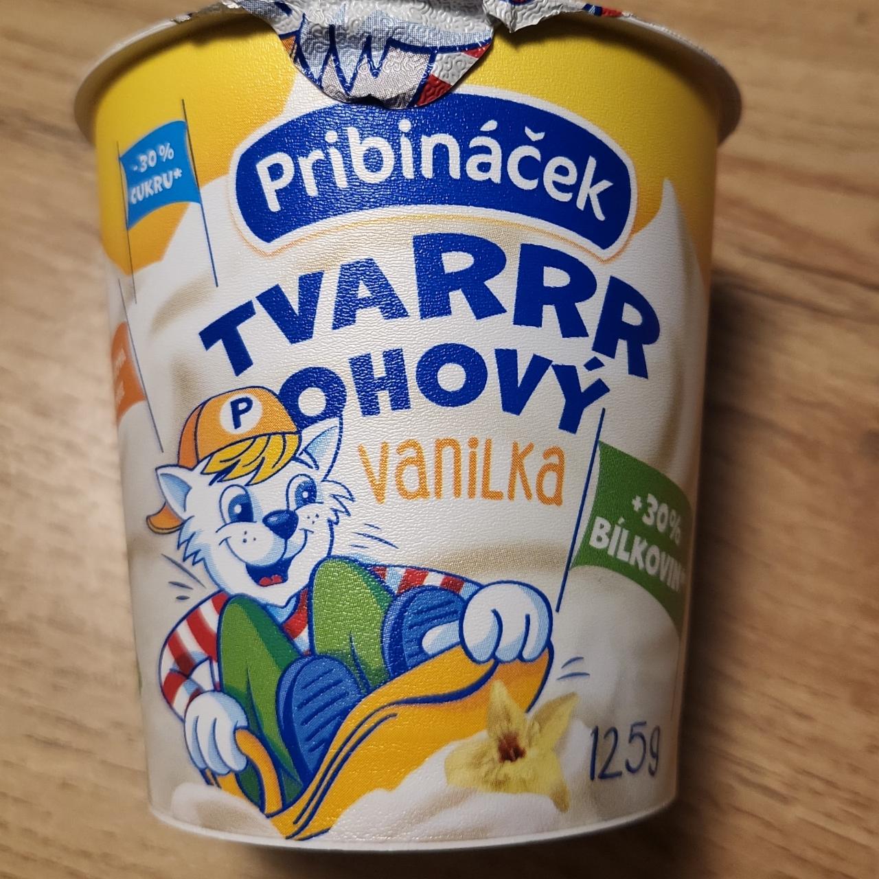 Fotografie - Pribináček tvarrrohový vanilka -30%cukru