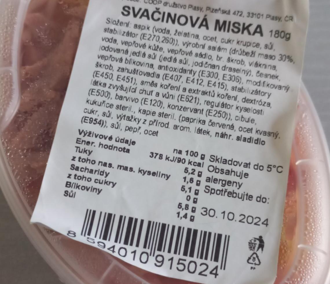 Fotografie - Svačinová miska Coop