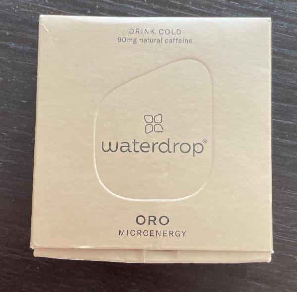 Fotografie - Oro microenergy drink cold Waterdrop