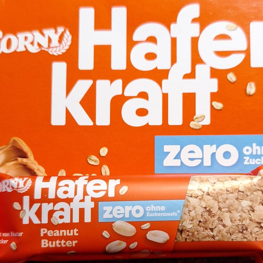 Fotografie - Hafer craft zero ohne zuckerzusatz peanut butter Corny