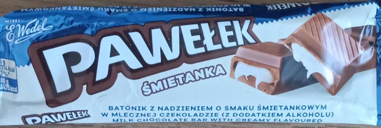 Fotografie - Pawełek Batonik mleczny śmietanka E.Wedel