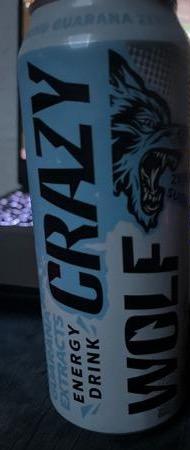 Fotografie - Energy drink zero sugar Crazy Wolf