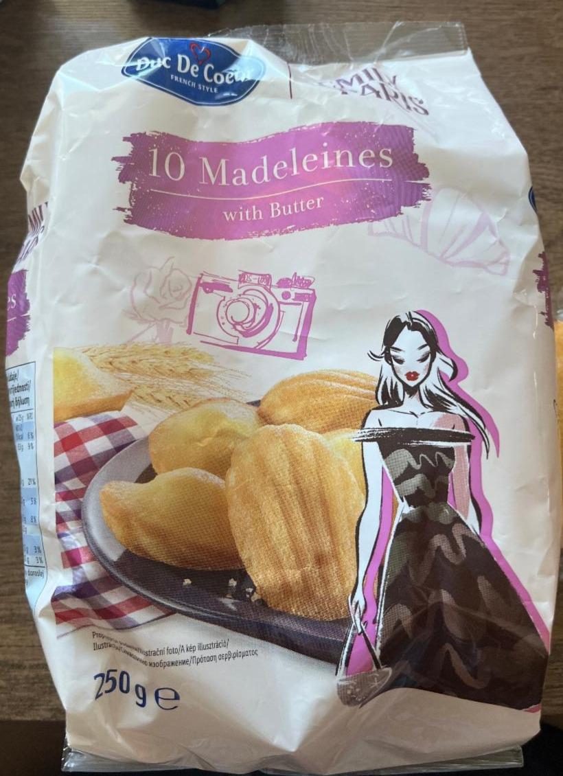 Fotografie - Madeleines with butter Duc De Coeur