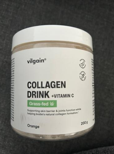 Fotografie - Collagen drink + vitamin C grass-fed orange Vilgain