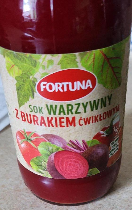 Fotografie - Sok warzywny z burakiem ćwikłowym Fortuna