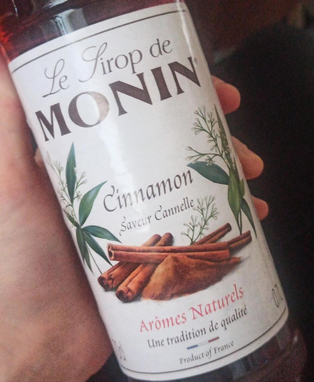 Fotografie - Cinnamon Le sirop de Monin