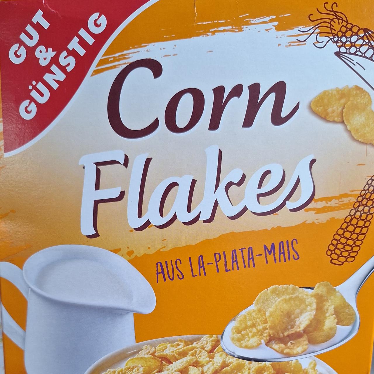 Fotografie - Corn flakes aus la plata mais Gut&Günstig