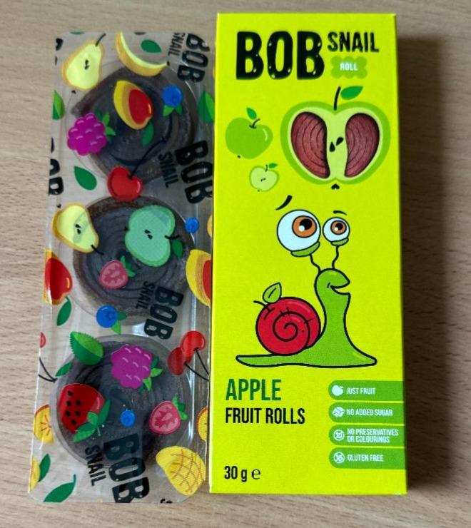 Fotografie - Apple fruit rolls Bob snail