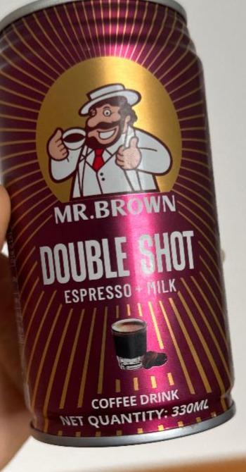 Fotografie - Double shot espresso+milk MR.BROWN