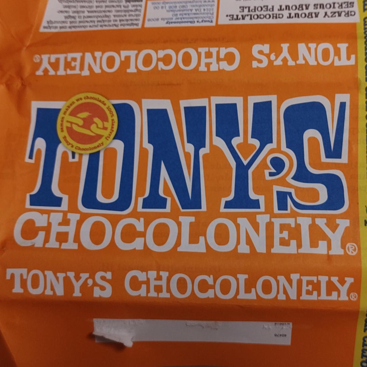 Fotografie - Hořká čokoláda, kakaový dort, karamel a citron Tony's Chocolonely