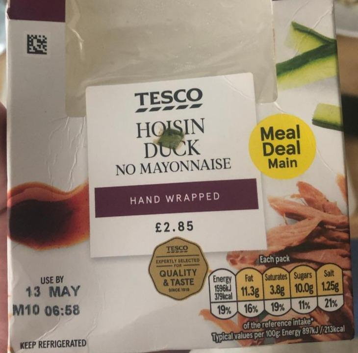 Fotografie - Hoisin duck no mayonnaise Tesco