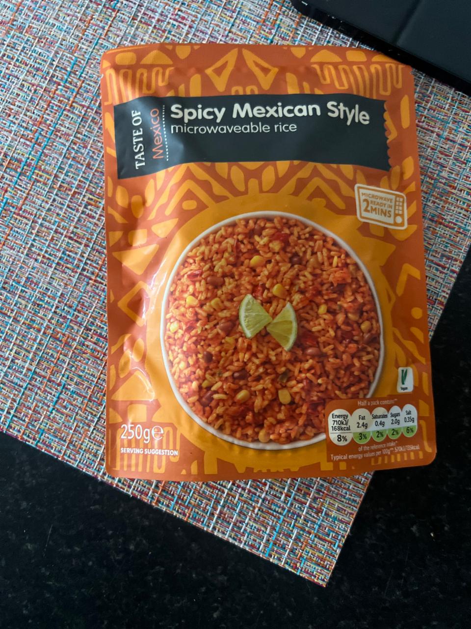 Fotografie - Spicy Mexican style microwaveable rice Taste of Mexico