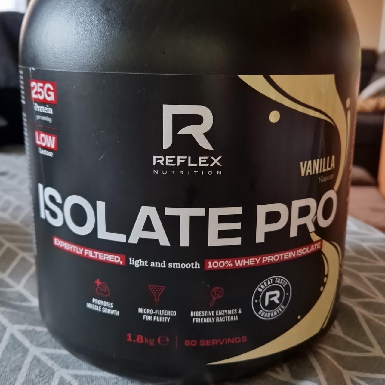 Fotografie - Isolate pro vanilla flavour Reflex Nutrition