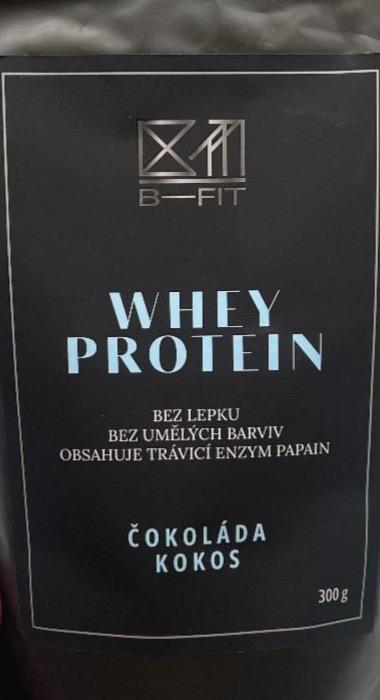 Fotografie - Whey protein čokoláda kokos bez lepku B-fit