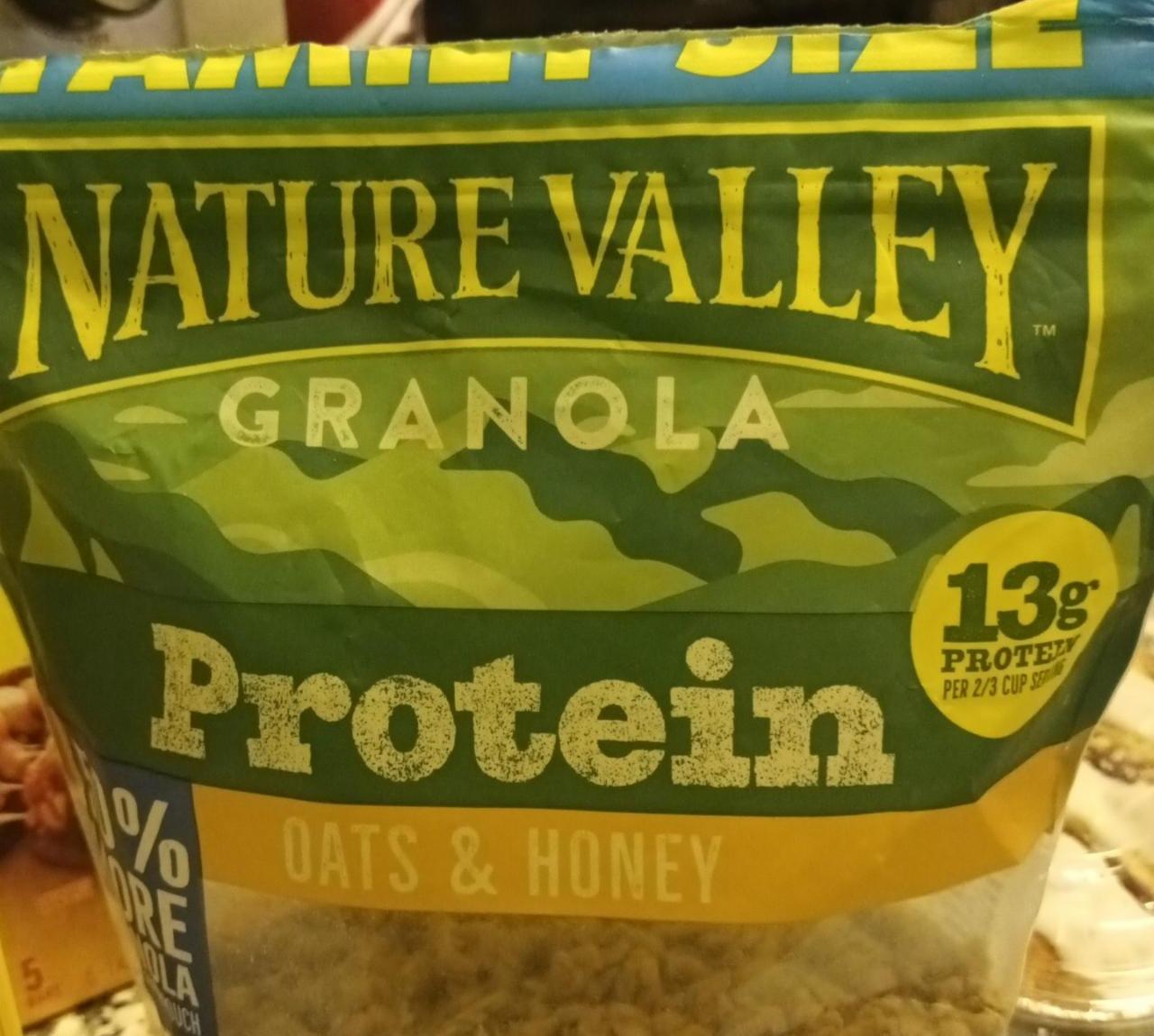 Fotografie - Granola protein oats & honey Nature Valley