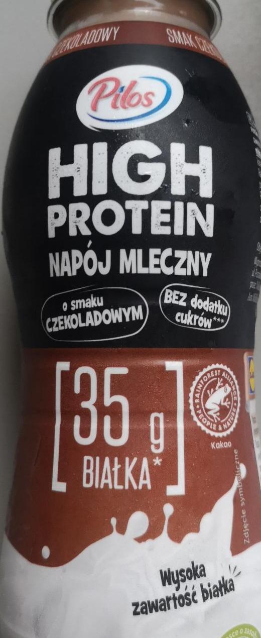 Fotografie - High protein napój mleczny o smaku czekoladowym Pilos