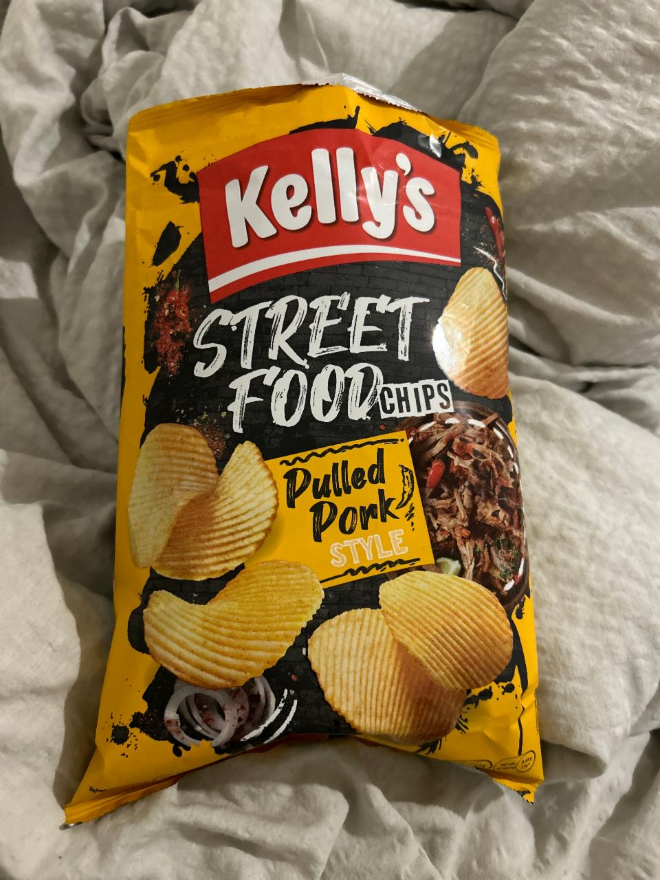 Fotografie - Street food chips pulled pork style Kelly's