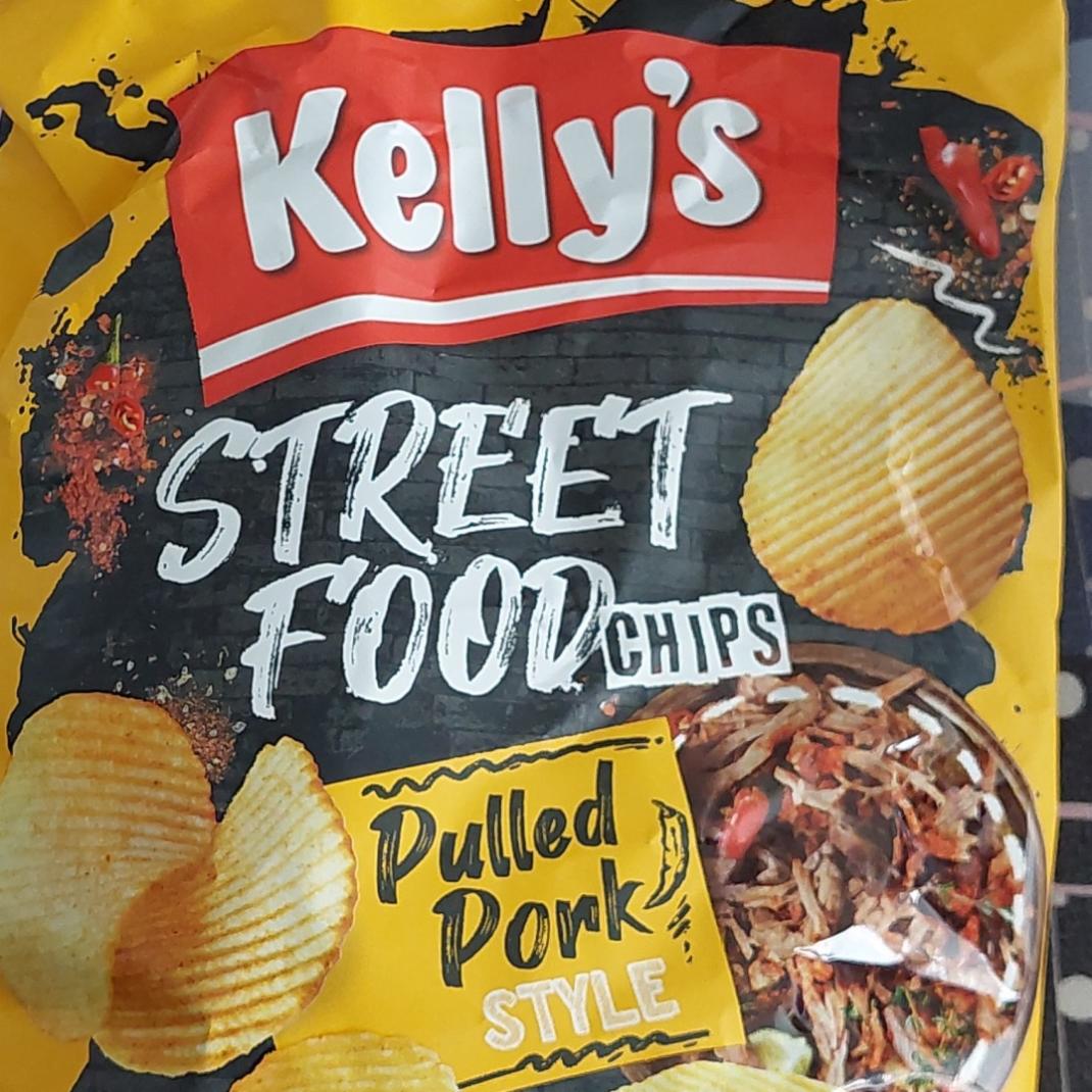 Fotografie - Street food chips pulled pork style Kelly's