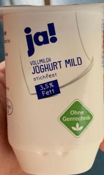 Fotografie - Vollmilch joghurt mild stichfest 3,5% Ja!
