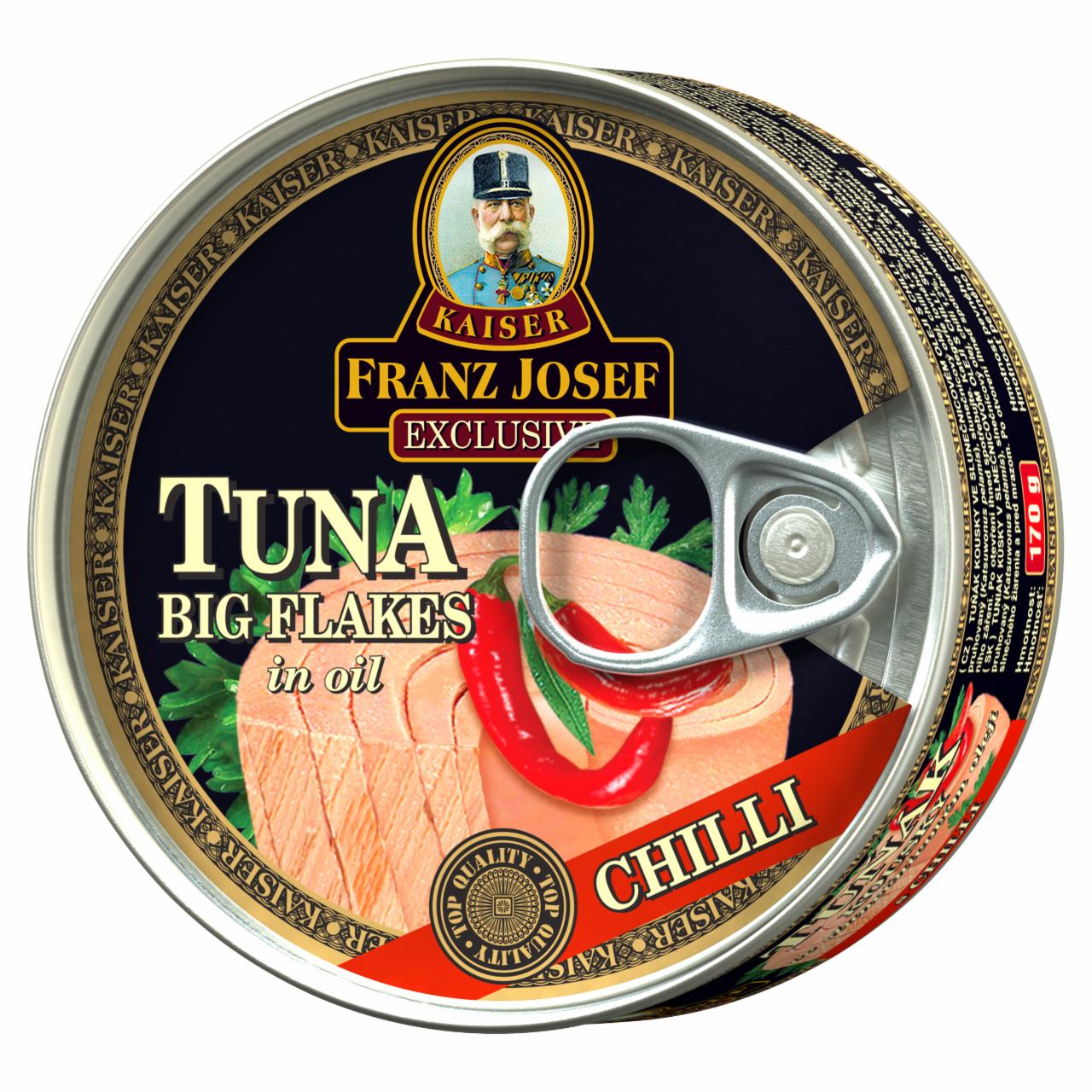 Fotografie - Tuna big flakes in oil chilli Kaiser Franz Josef