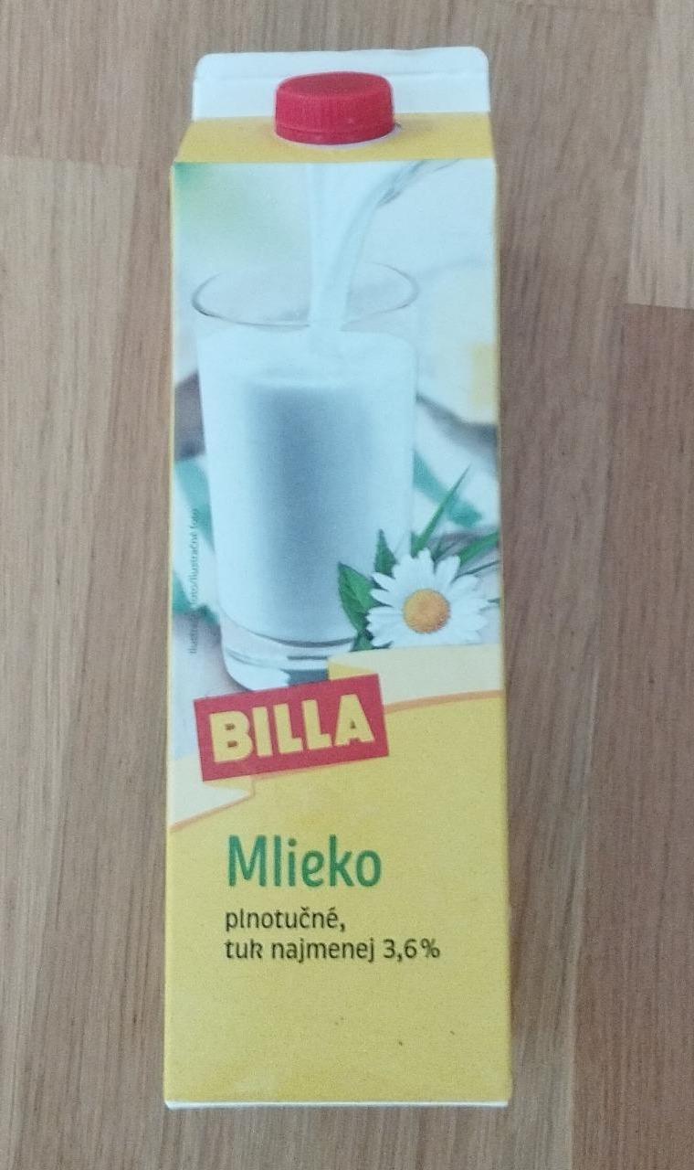 Fotografie - Billa mléko 3,6 tuku