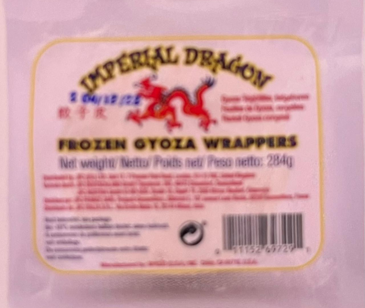 Fotografie - Gyoza wrapper Imperial Dragon