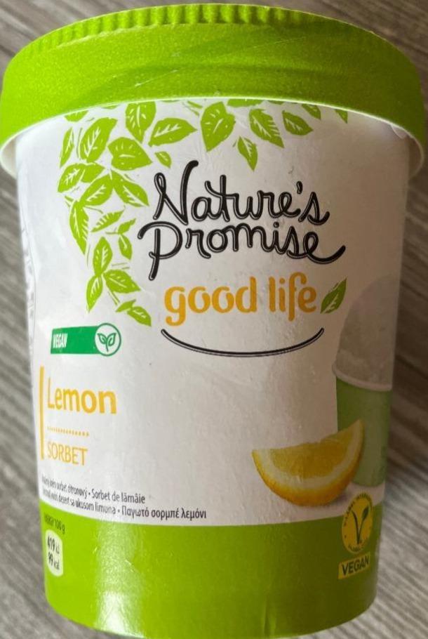 Fotografie - Lemon sorbet good life Nature's Promise