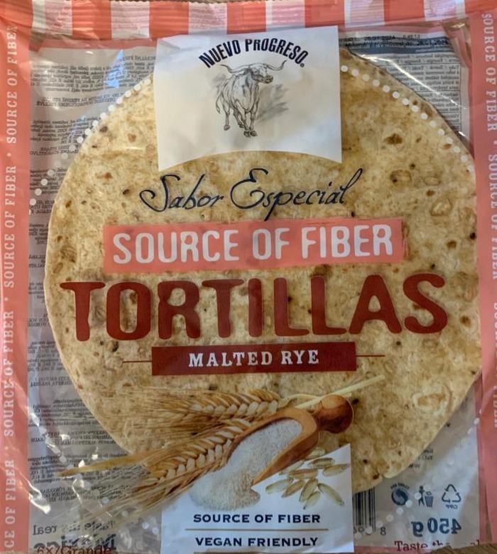 Fotografie - Source of fiber tortillas malted rye Sabor Especial