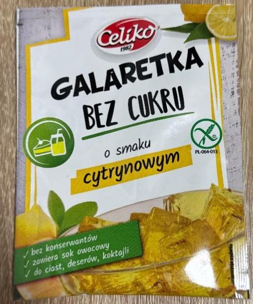 Fotografie - Galaretka bez cukru o smaku cytrynowym Celiko