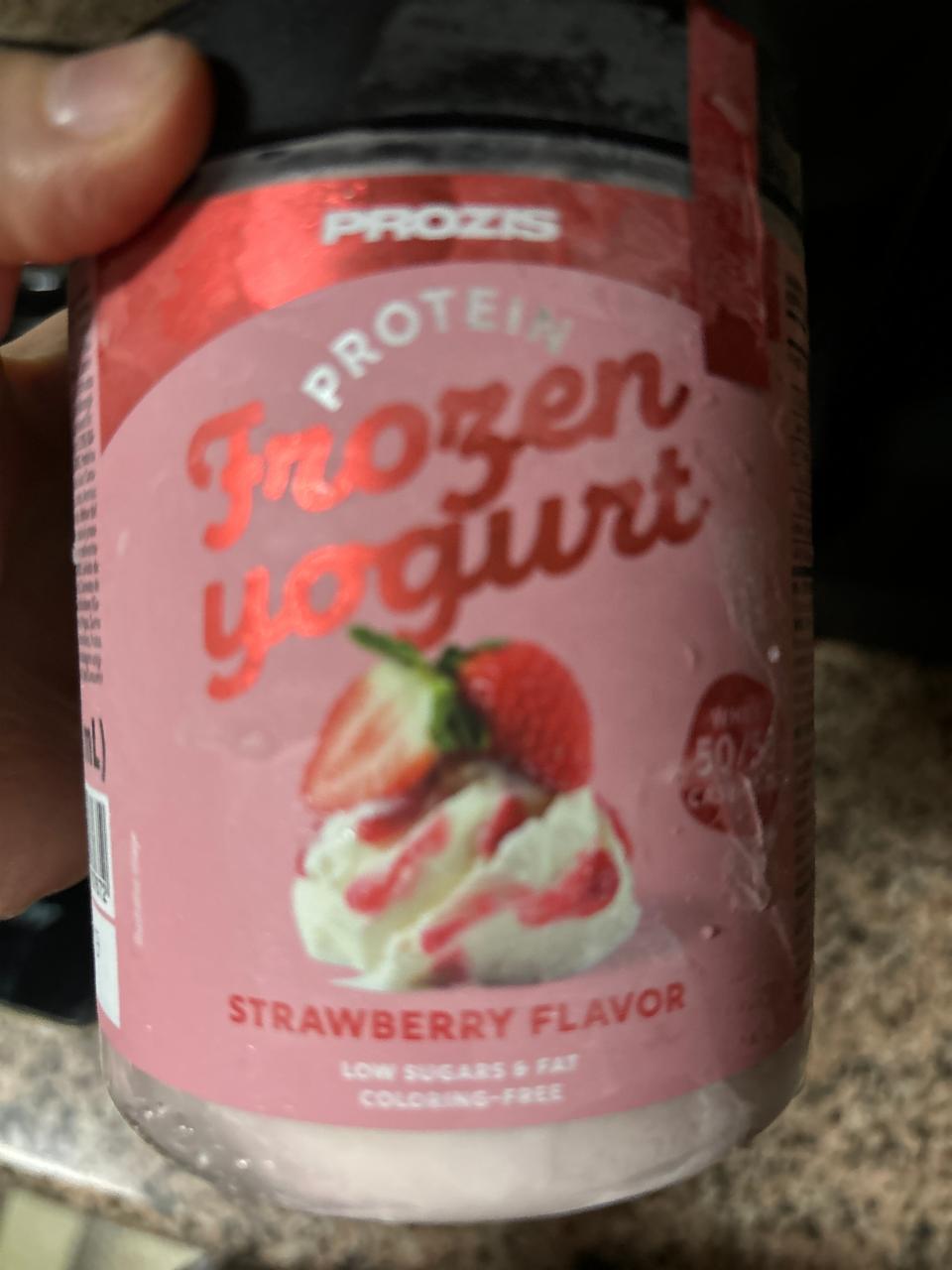 Fotografie - Frozen yogurt strawberry flavor Prozis