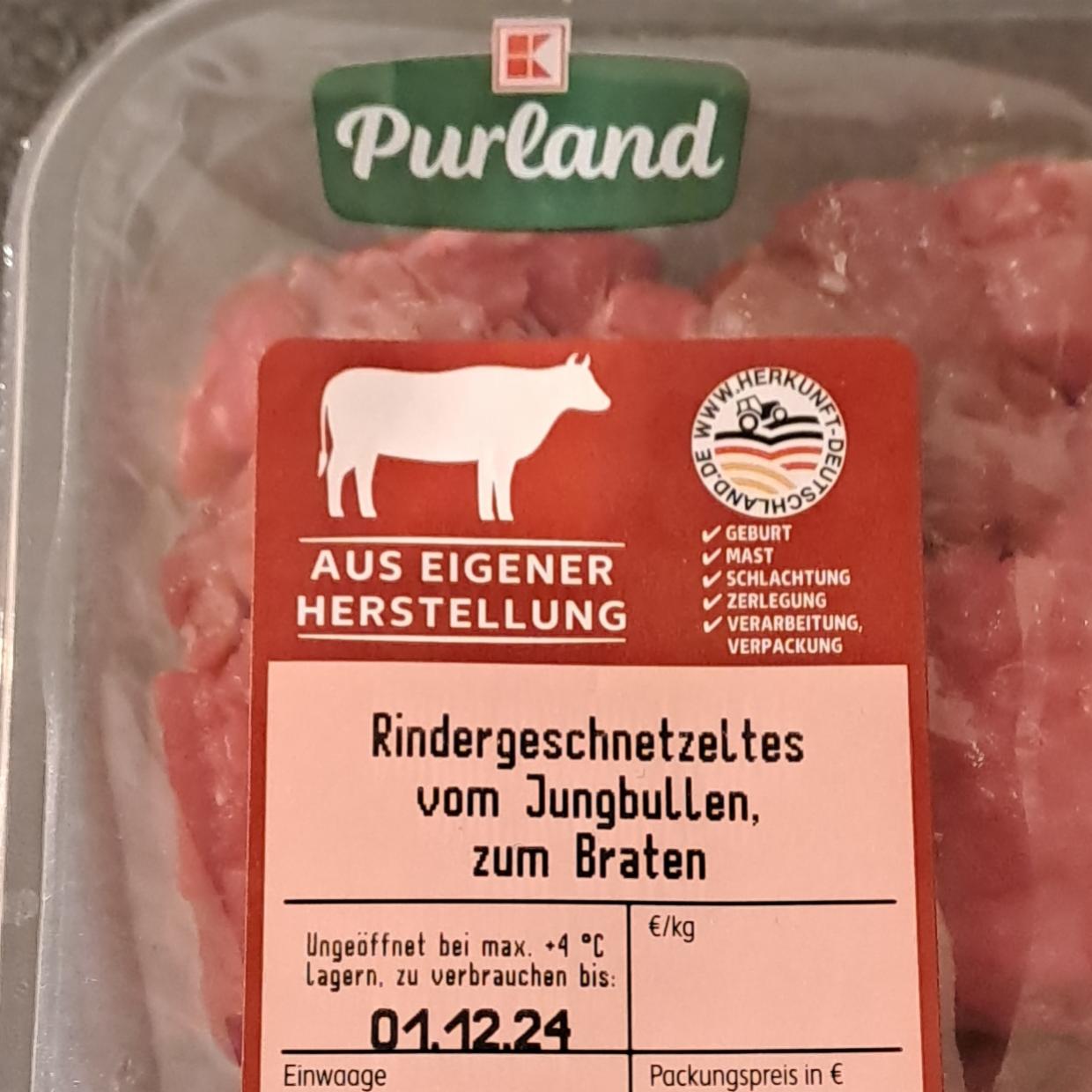 Fotografie - Rindergeschnetzeltes vom Jungbullen, zum braten K-Purland