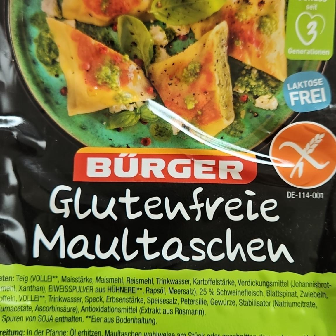 Fotografie - Glutenfreie maultaschen Bürger