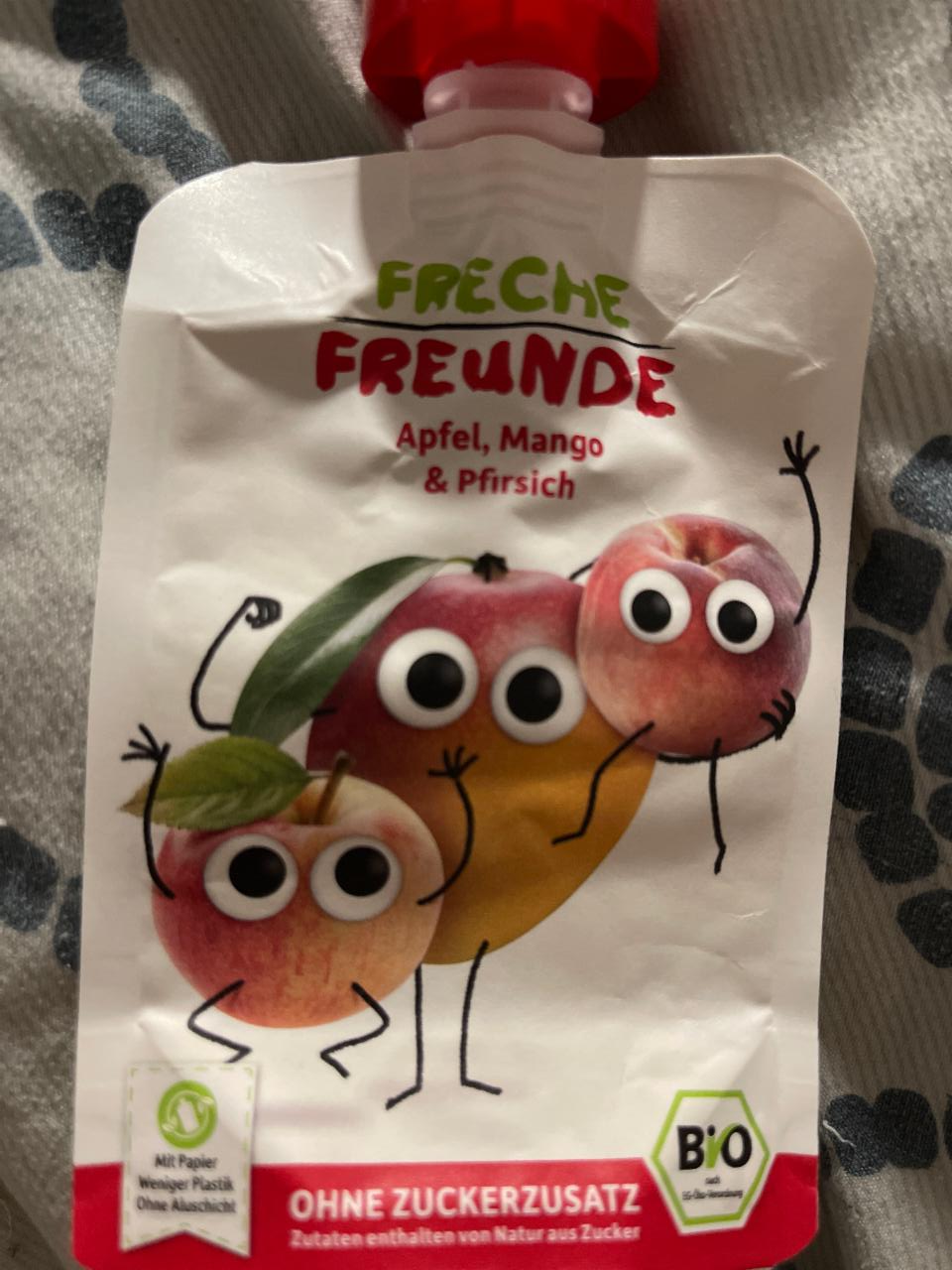 Fotografie - Apfel, mango & pfirsich Freche Freunde