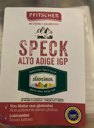 Fotografie - Speck alto adige igp Pfitscher