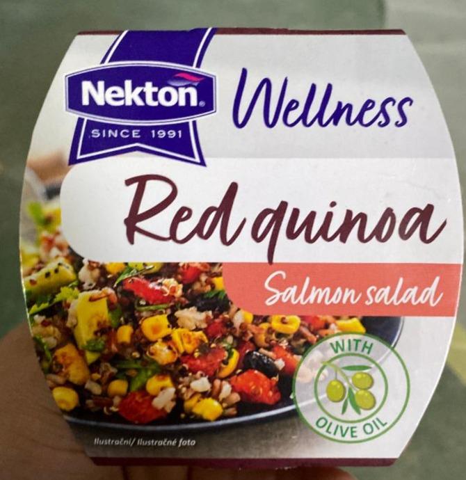 Fotografie - Wellness red quinoa salmon salad Nekton