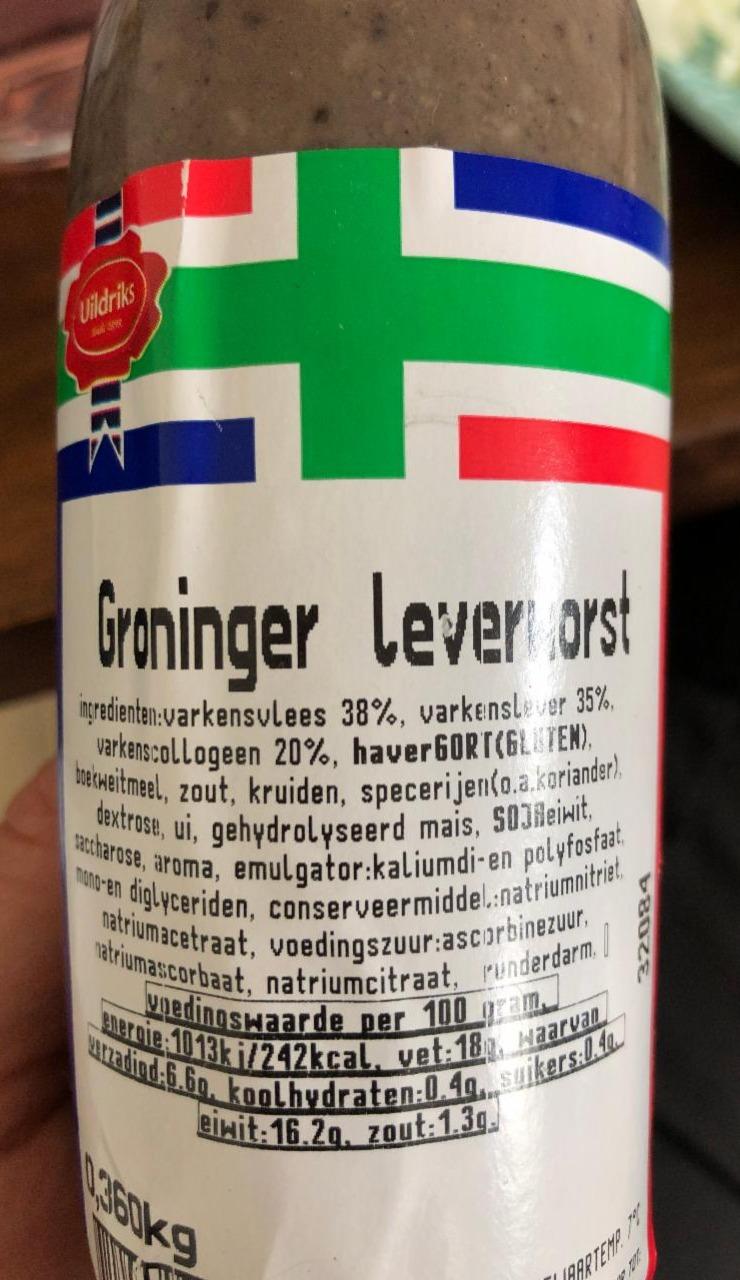 Fotografie - Groninger leverworst Uildriks