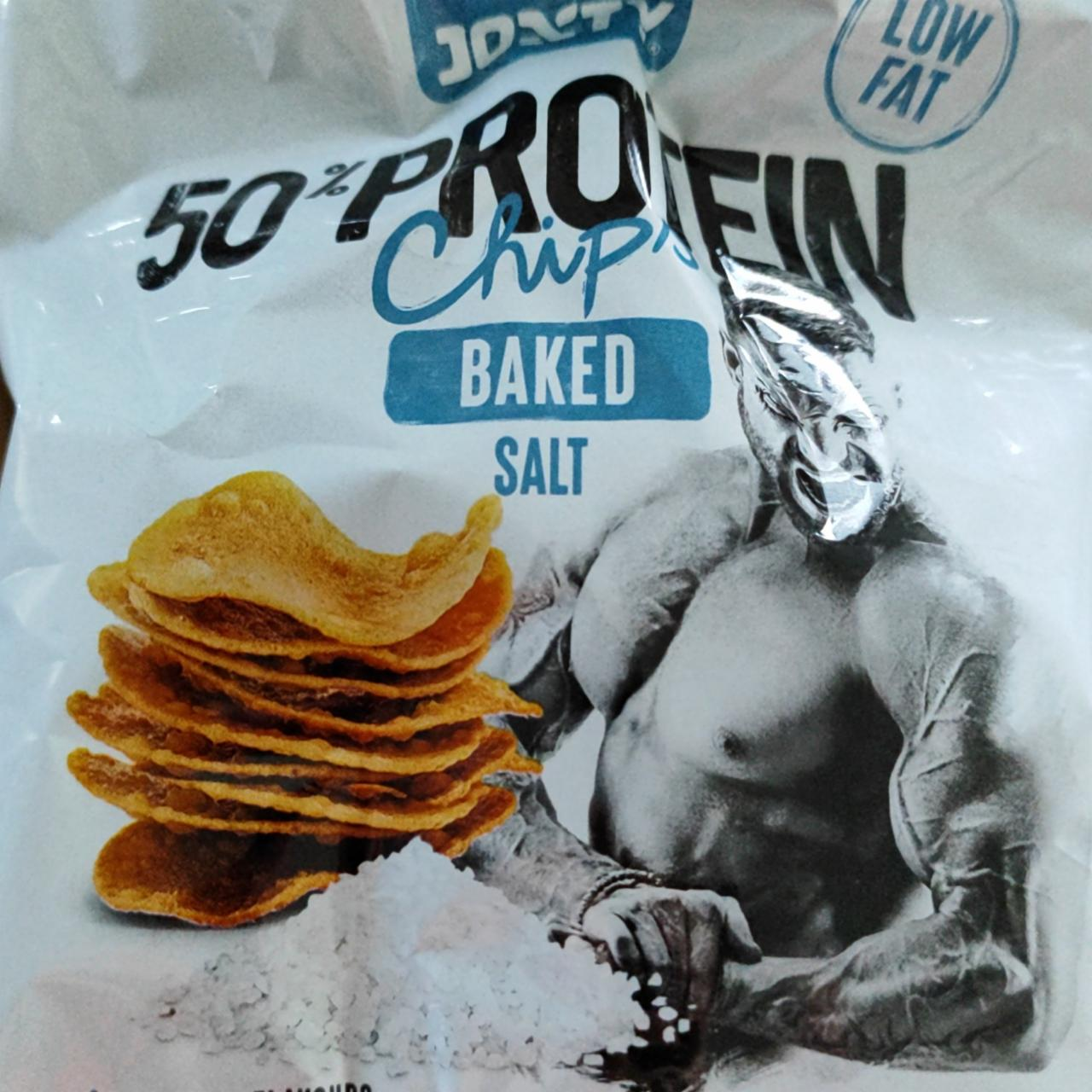 Fotografie - 50% protein chips baked salt Joxty