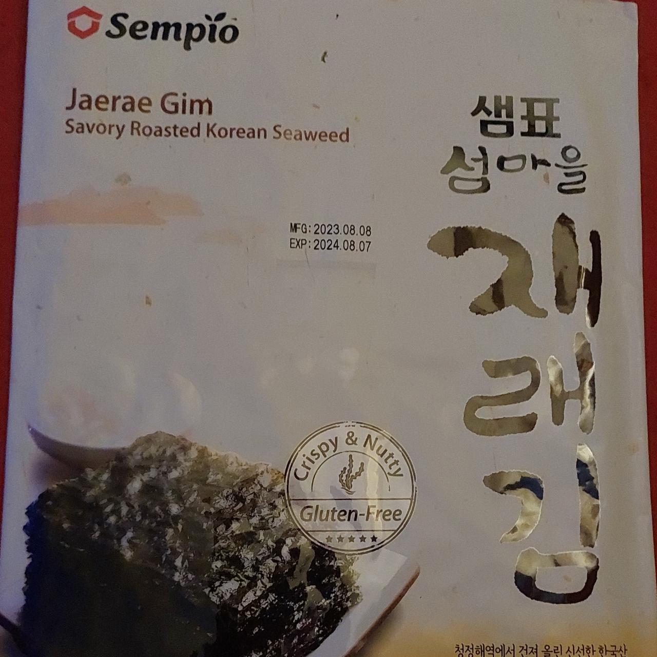 Fotografie - Jaerae gim savory roasted korean seaweed Sempio