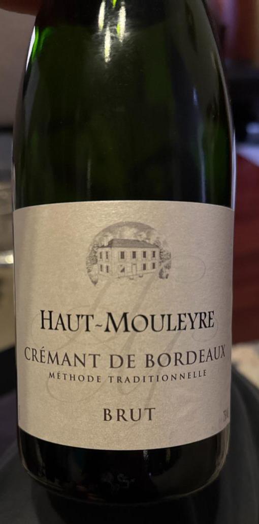 Fotografie - Crémant de Bordeaux brut Haut-Mouleyre