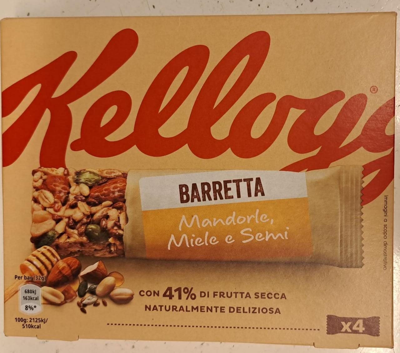 Fotografie - Barretta Mandorle Miele e Semi Kellogg's