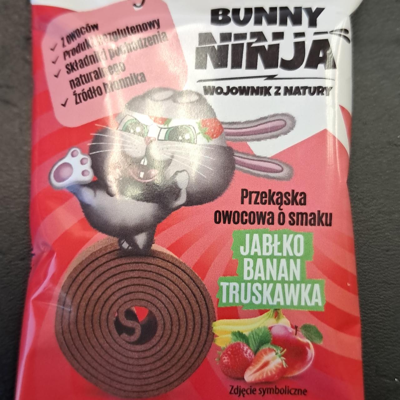 Fotografie - Jablko, banán, jahoda Bunny Ninja