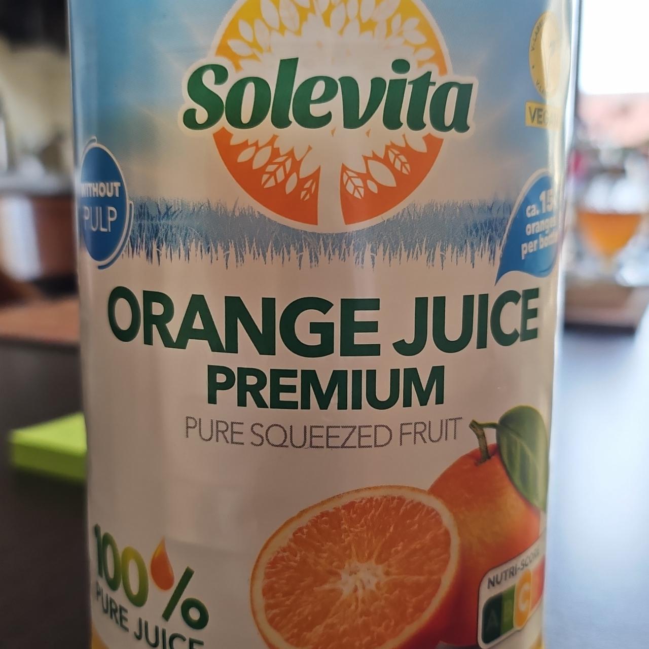 Fotografie - Orange juice premium Solevita