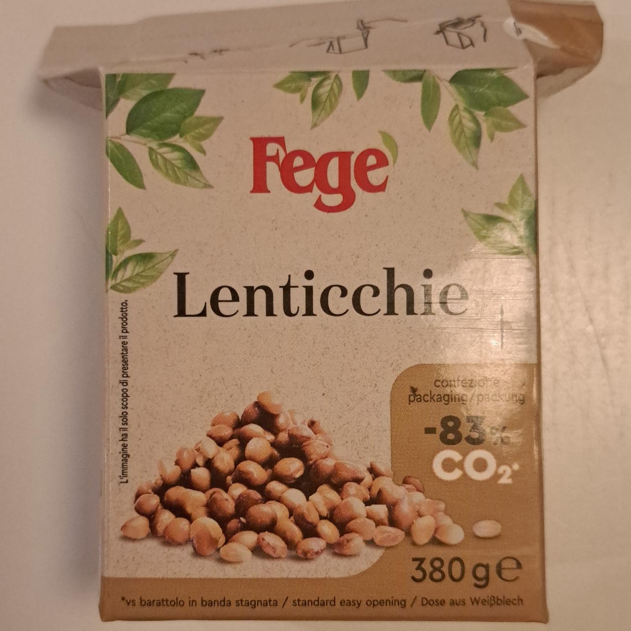 Fotografie - Lenticchie Fege