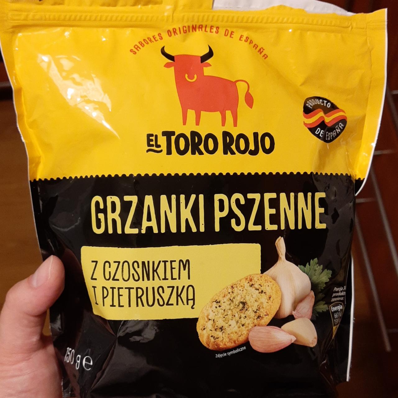 Fotografie - Grzanki pszenne z czosnkiem i pietruszką El Toro Rojo