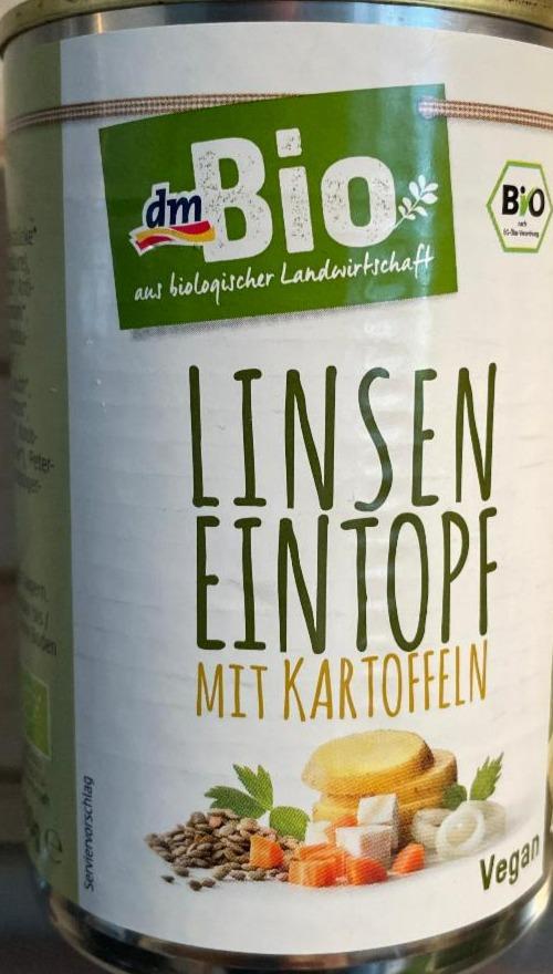 Fotografie - Linsen eintopf mit kartoffeln dmBio